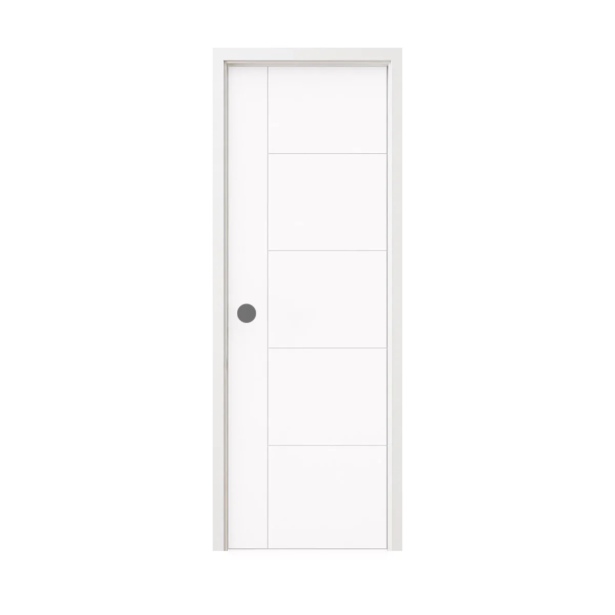26 in. x 80 in. Berkley Honeycomb Core Primed White MDF Prehung Interior Door - Image 6