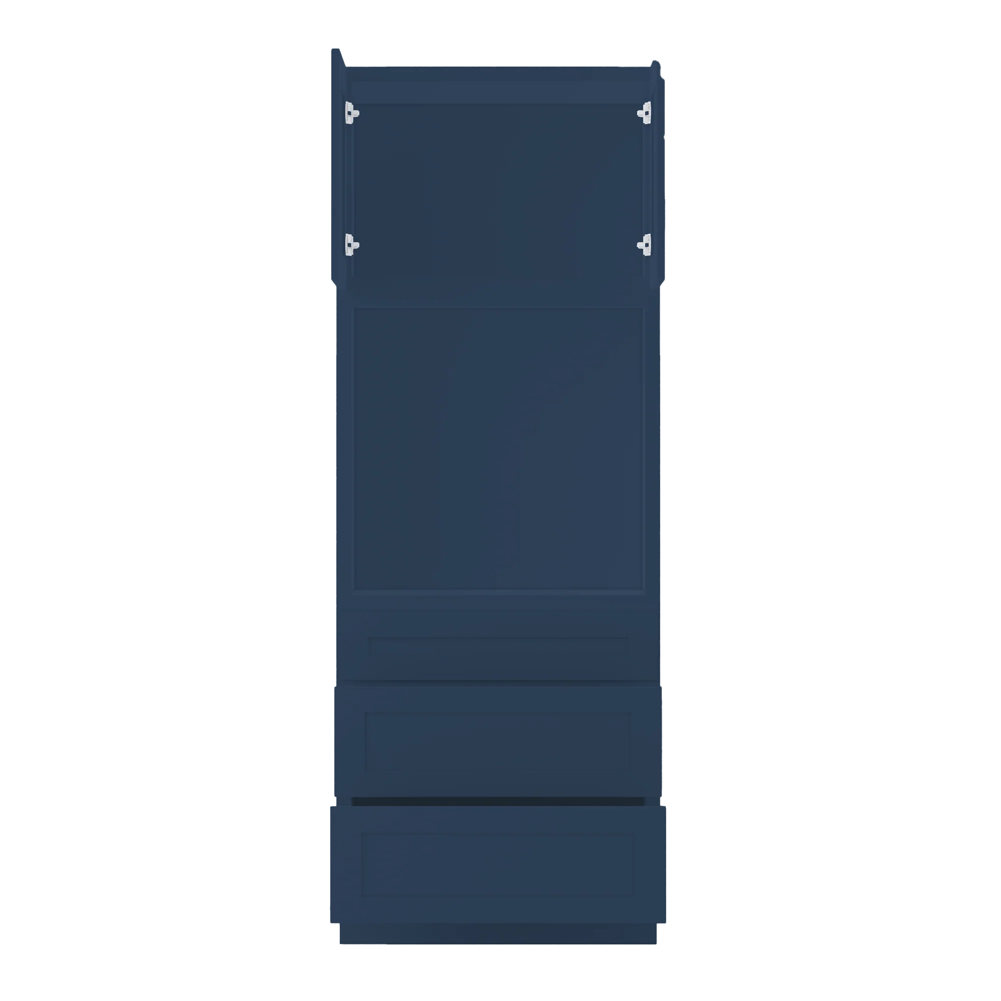 Oven Kitchen Cabinet OC3390 Danbury Blue LessCare 33 in. width 90 in. height 24 in. depth - Image 5