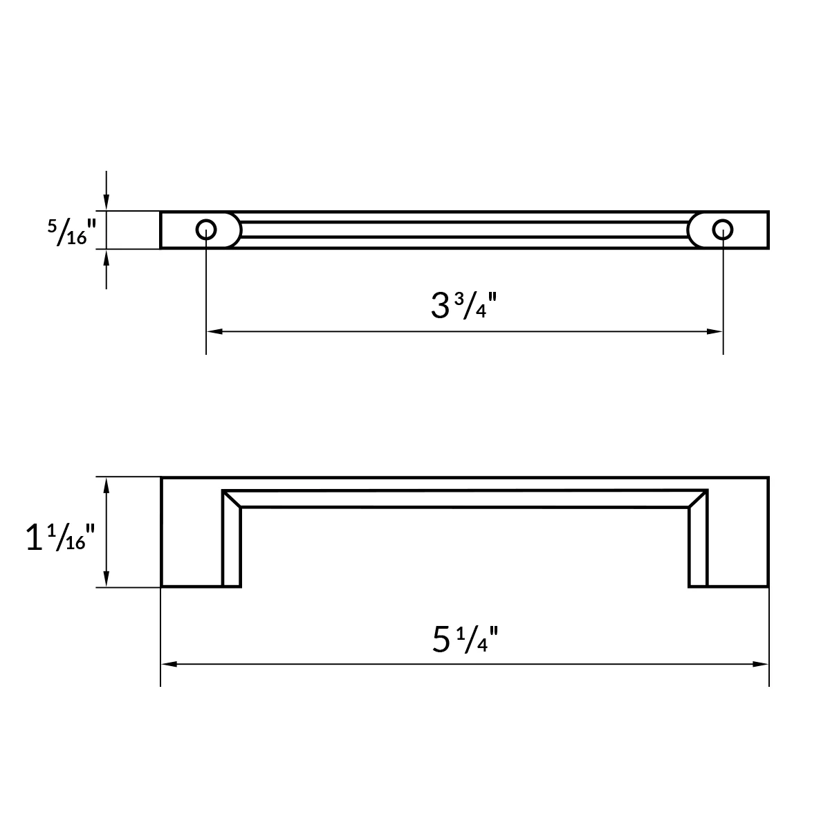 5" Gold Brushed Cabinet Pull H8372-96GB - Image 2