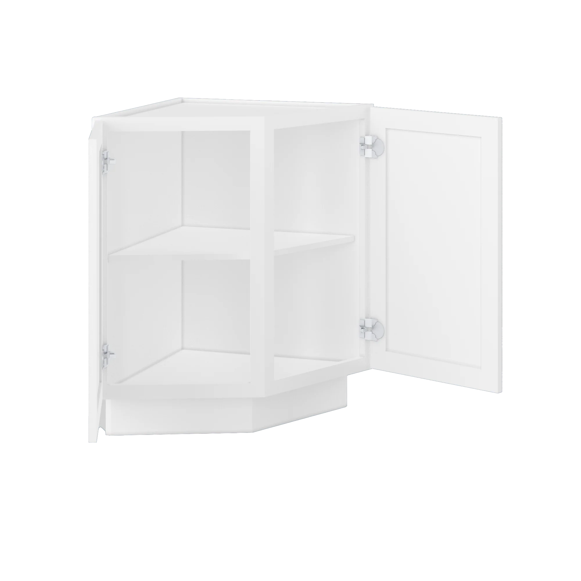 Base End Kitchen Cabinet BECF24 Alpina White LessCare 24 in. width 34.5 in. height 24 in. depth - Image 4
