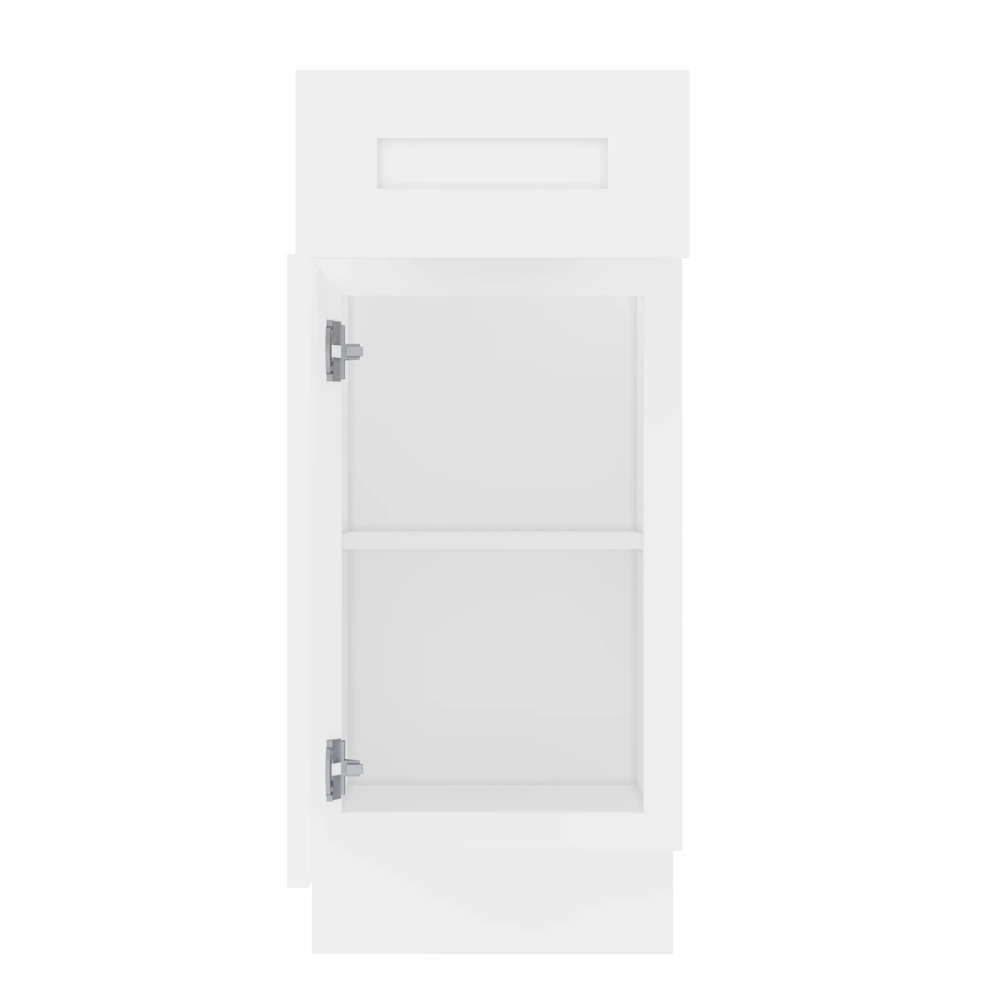 Base Kitchen Cabinet B15 Alpina White LessCare 15 in. width 34.5 in. height 24 in. depth - Image 5