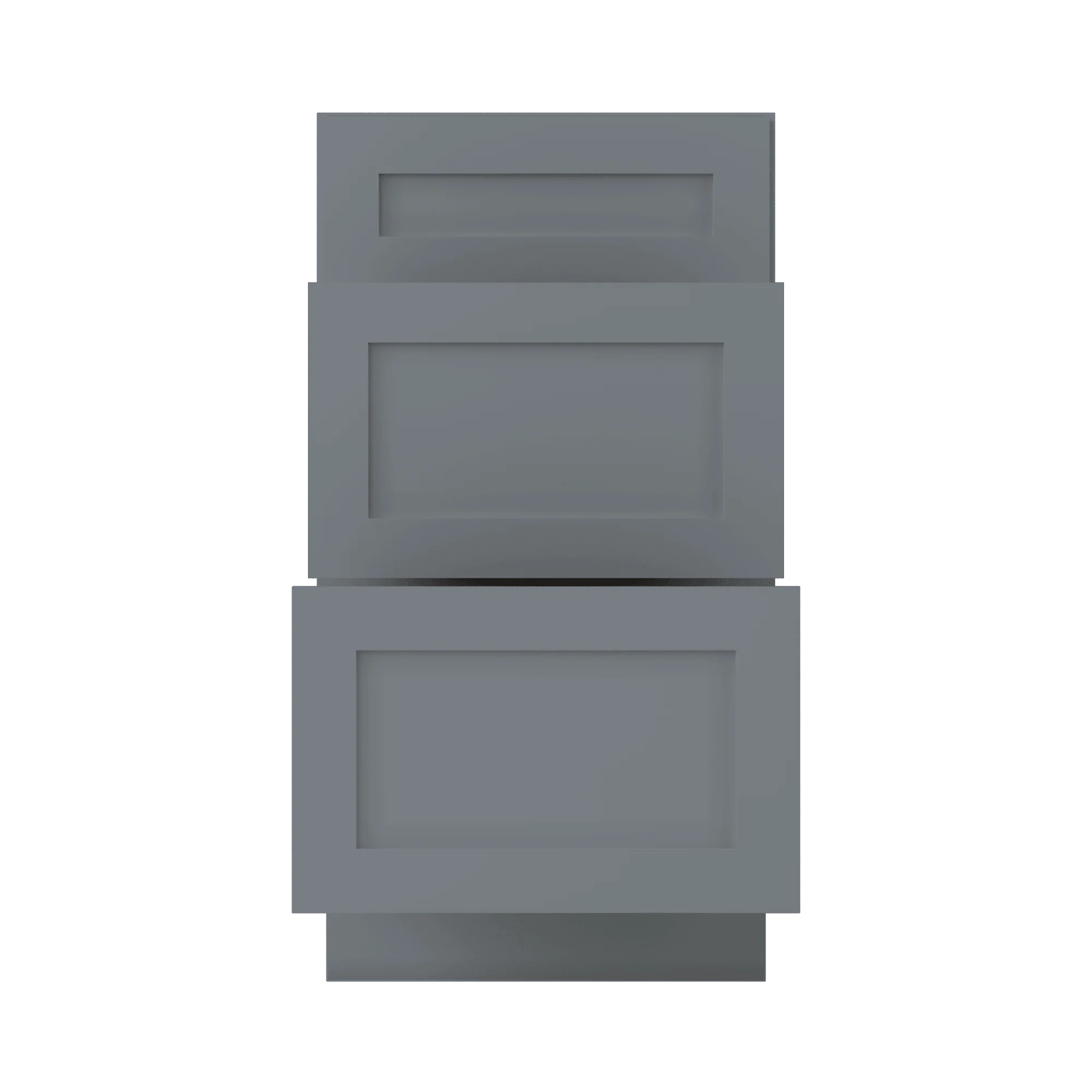Drawer Base Kitchen Cabinet DB18 Colonial Gray LessCare 18 in. width 34.5 in. height 24 in. depth - Image 5