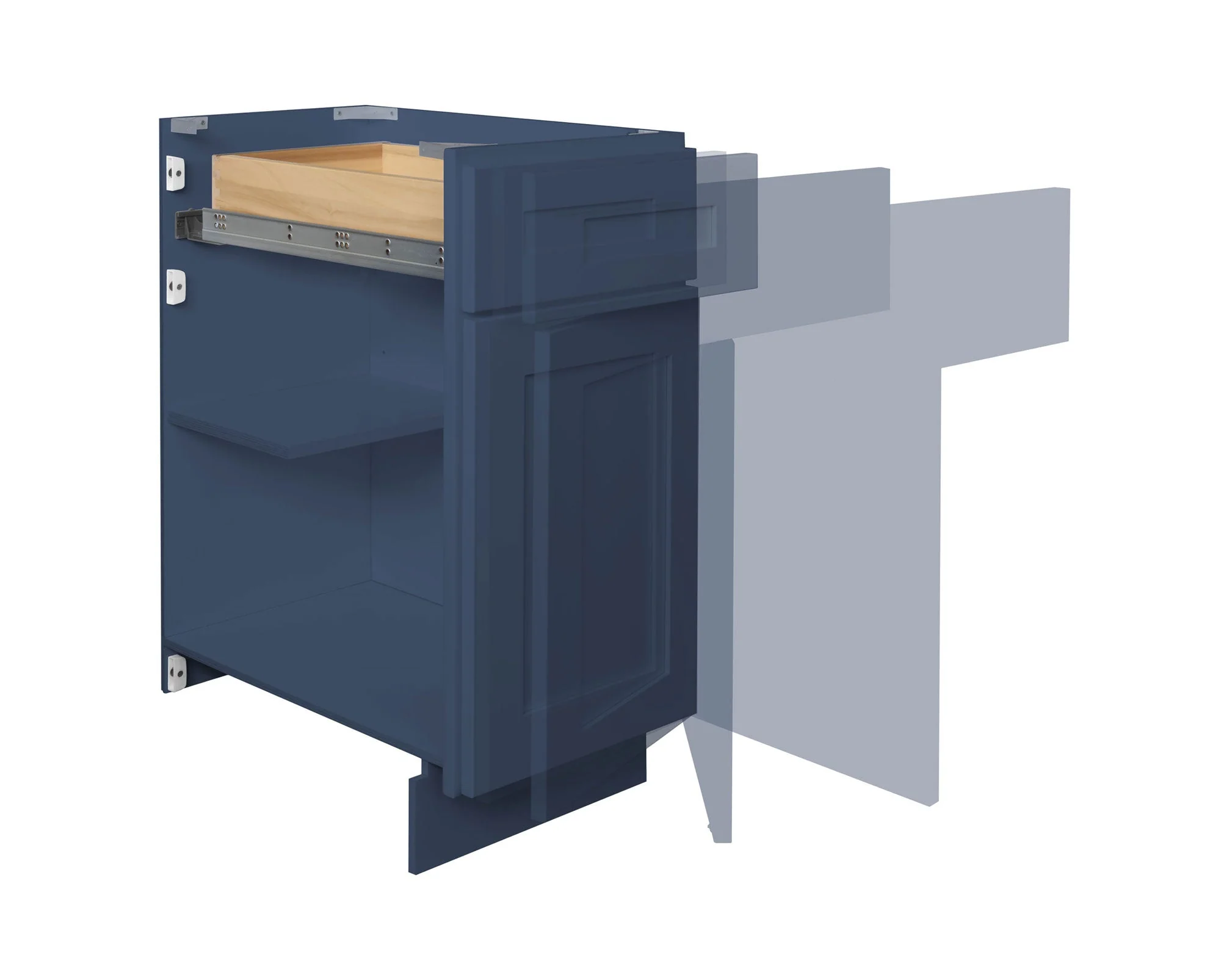 Straight Filler F342 Danbury Blue LessCare 3 in. width 42 in. height - Image 6