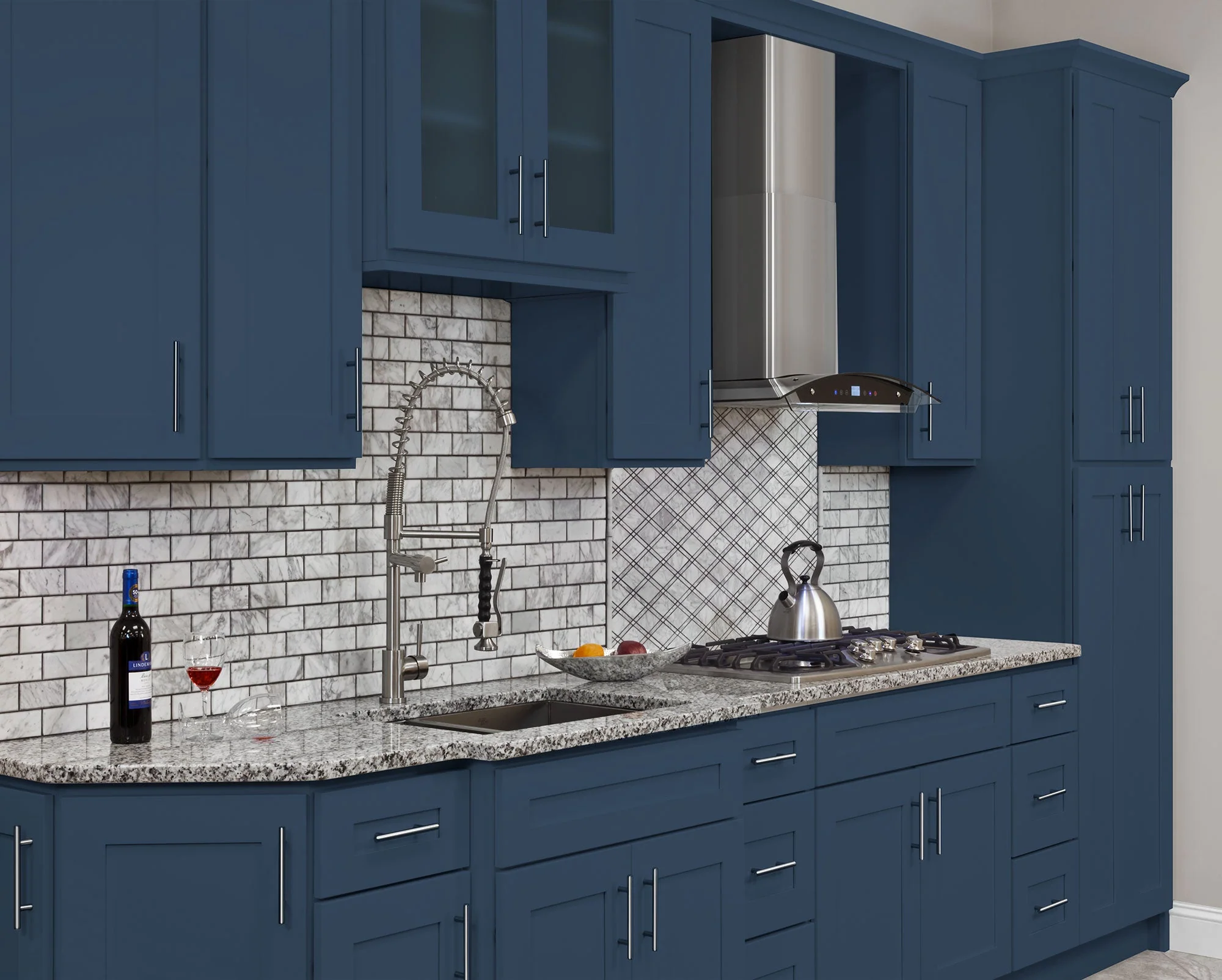 Straight Filler F396 Danbury Blue LessCare 3 in. width 96 in. height - Image 4