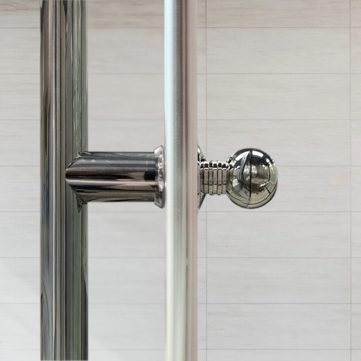 56-60 W x 76 H  x 36 D Sliding Frameless Shower Enclosure ULTRA-C with Clear Glass in Chrome - Image 9