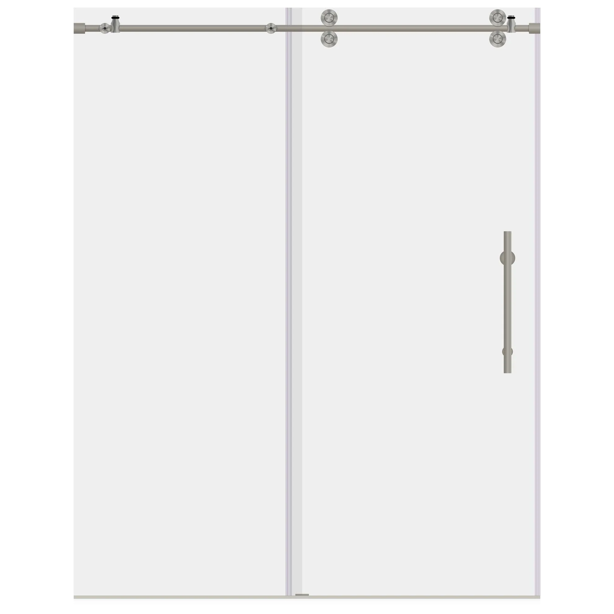 56-60 W x 79 H Sliding Shower Door ULTRA-D Brushed Nickel