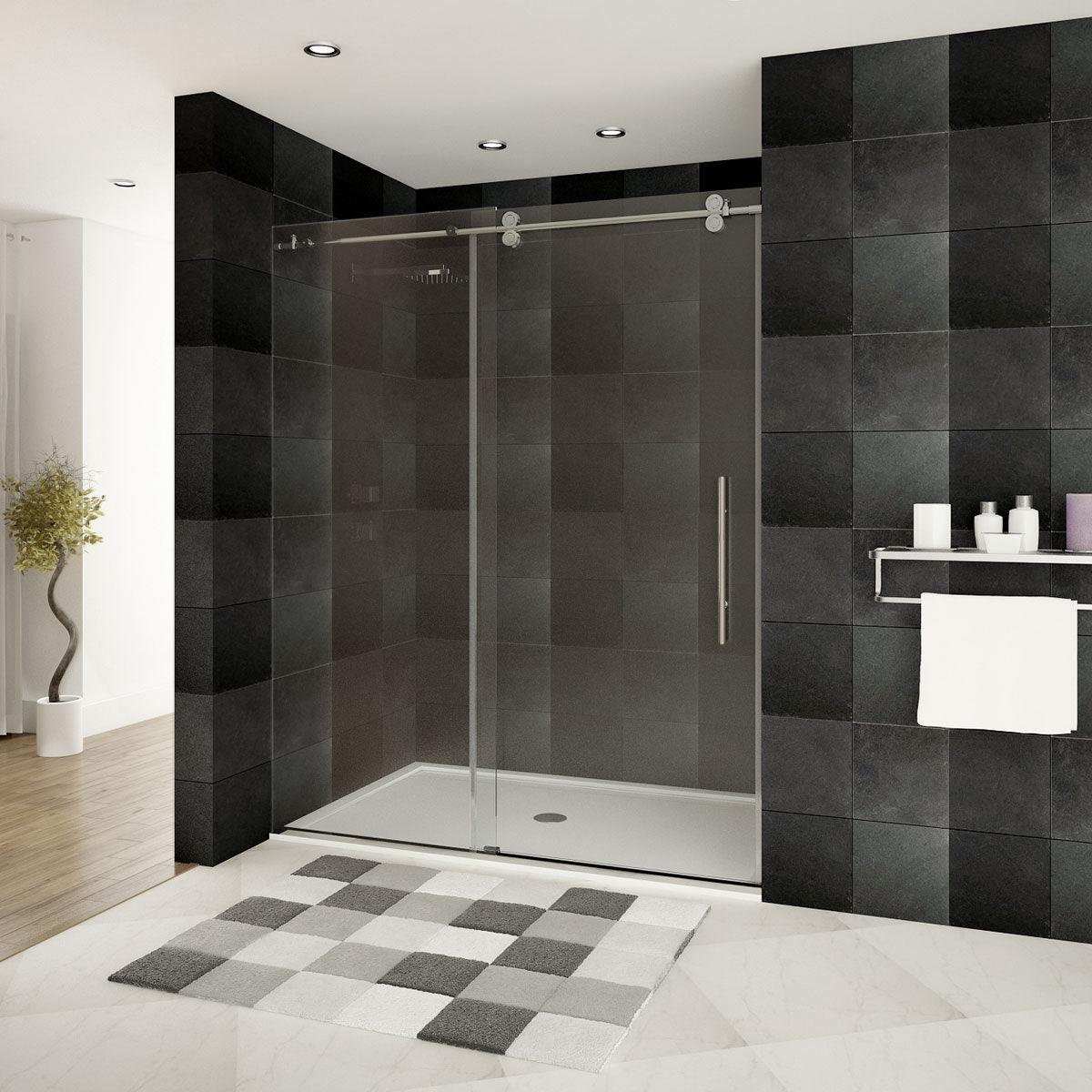 56-60 W x 79 H Sliding Shower Door ULTRA-D Brushed Nickel - Image 3