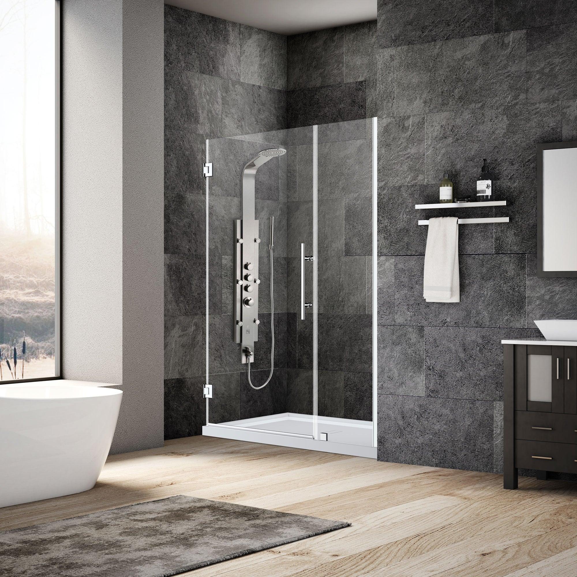 40-41 W x 72 H  Swing-Out Shower Door ULTRA-E Chrome - Image 3