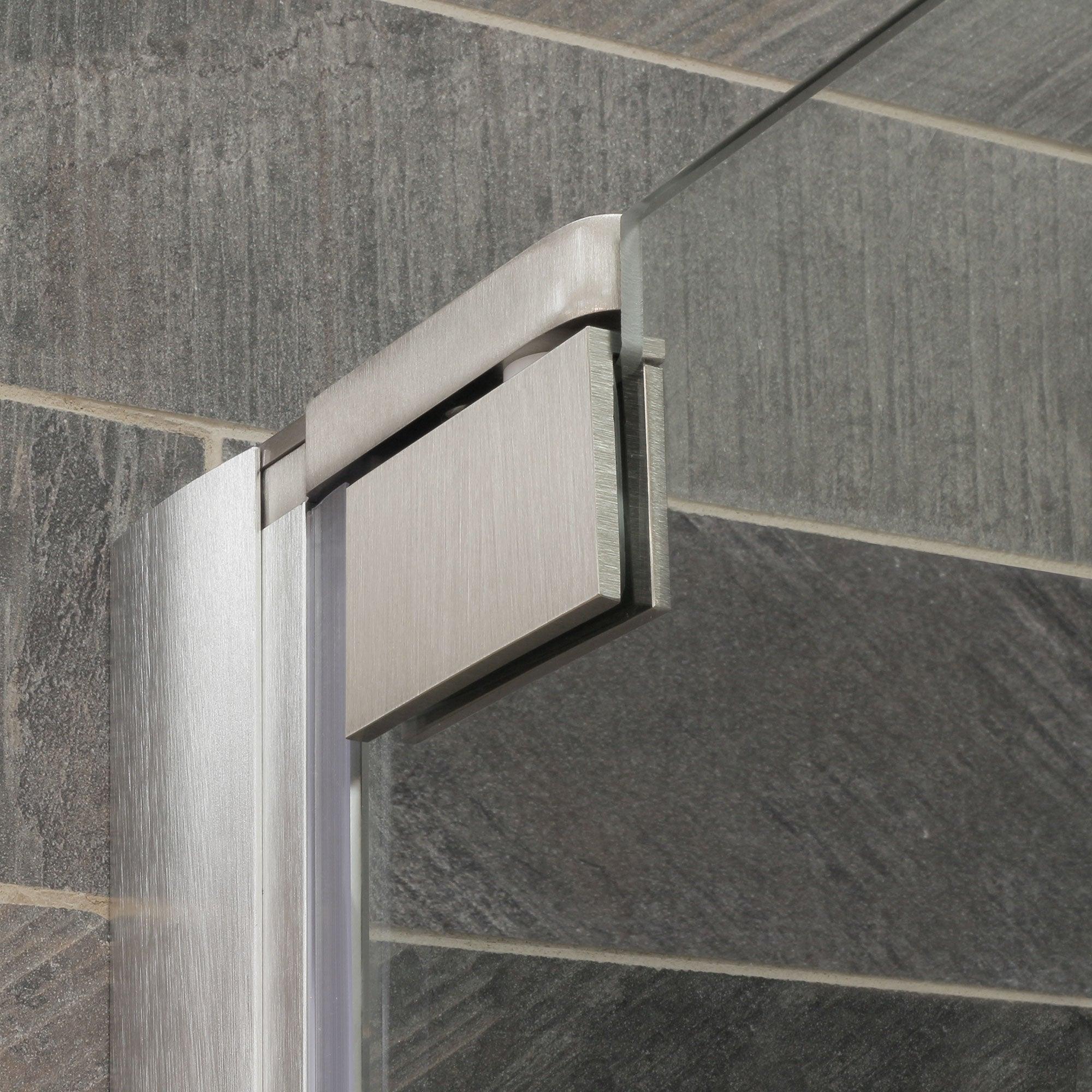 63-65 W x 72 H Swing-Out Shower Door ULTRA-G Brushed Nickel - Image 4