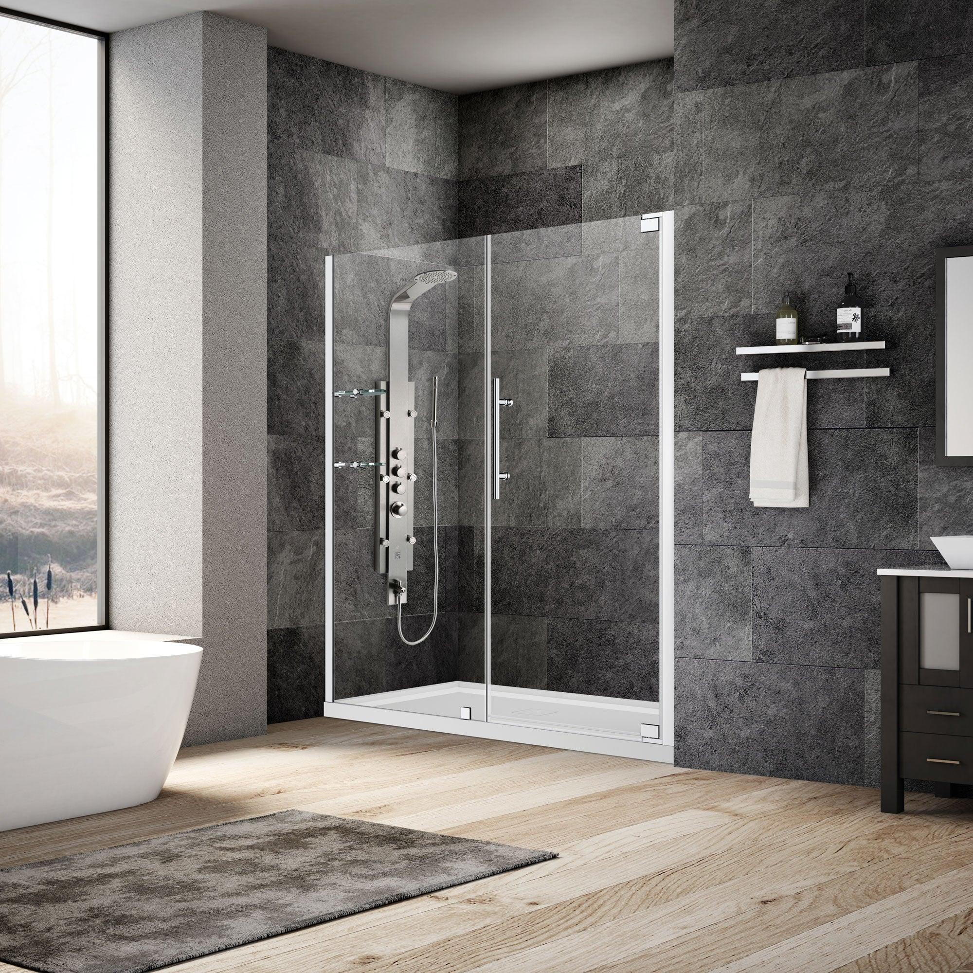 58-60 W x 72 H Swing-Out Shower Door ULTRA-G Chrome - Image 2