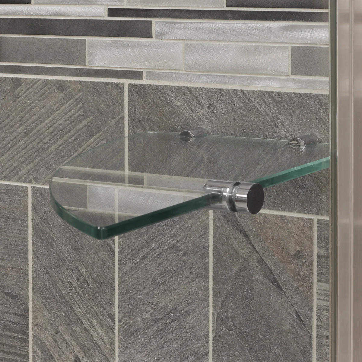 29 3/8-30 W x 72 H x 29-30 D Swing-Out Shower Enclosure ULTRA-G Chrome - Image 4