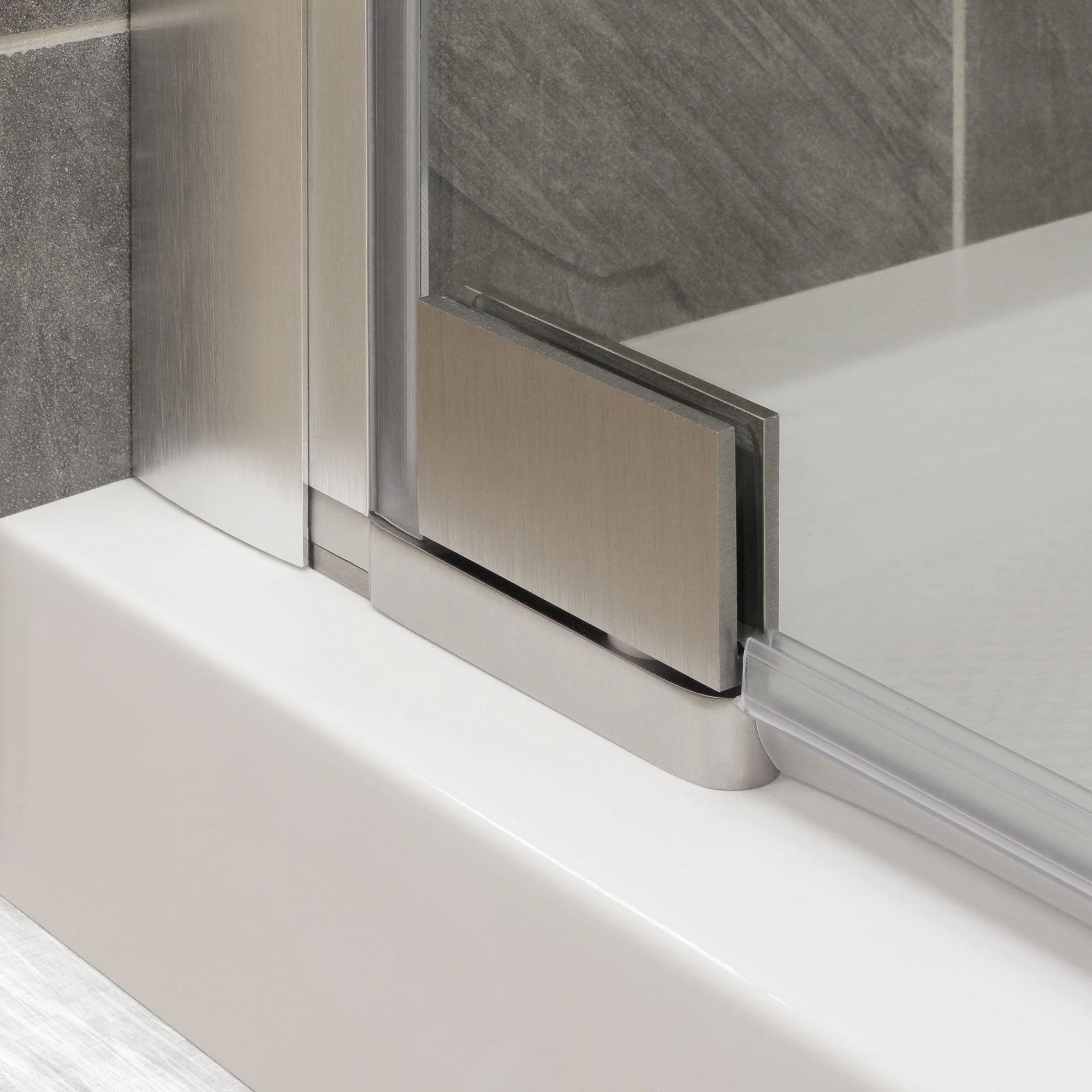34-35 W x 72 H Swing-Out Shower Door ULTRA-G Brushed Nickel - Image 7