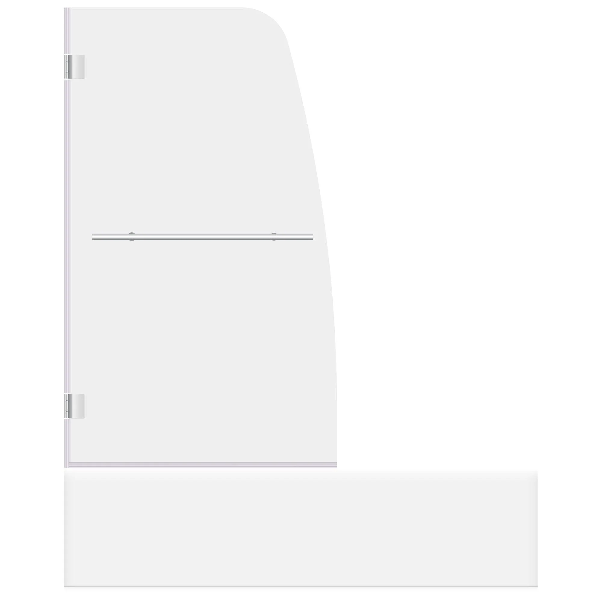 34 W x 58 H Swing-Out Bathtub Door ULTRA-F Chrome
