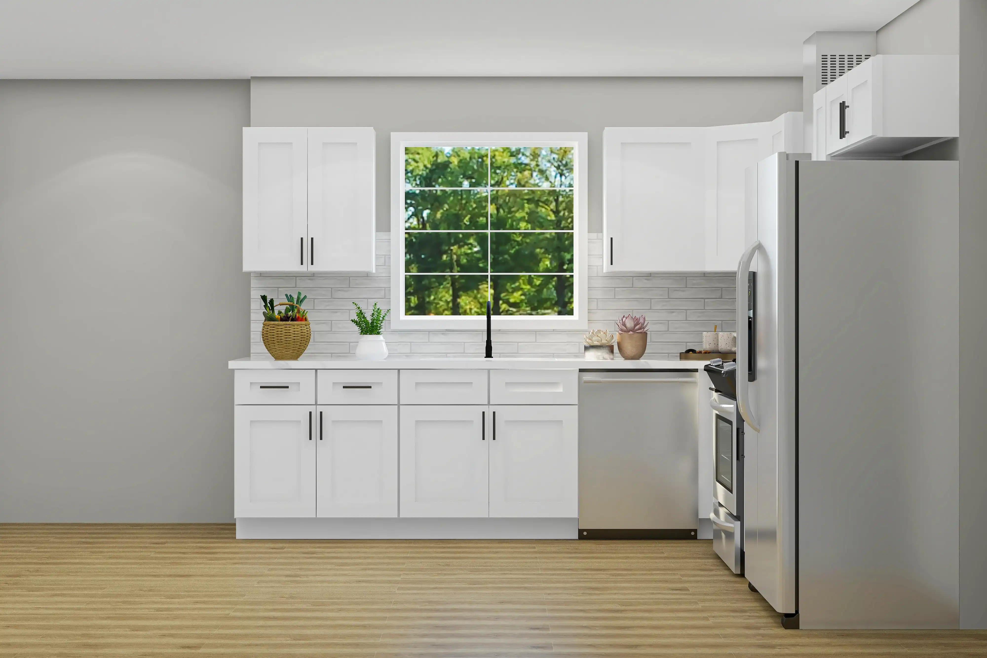 Lesscare Alpina White 10x10 Kitchen - Image 3