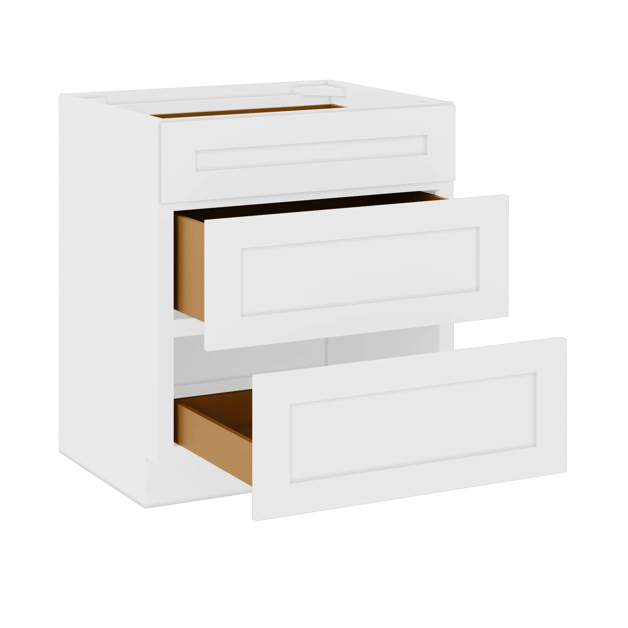 Linen Range Base Kitchen Cabinet LRB30 Alpina White LessCare 30 in. width 34.5 in. height 24 in. depth - Image 4