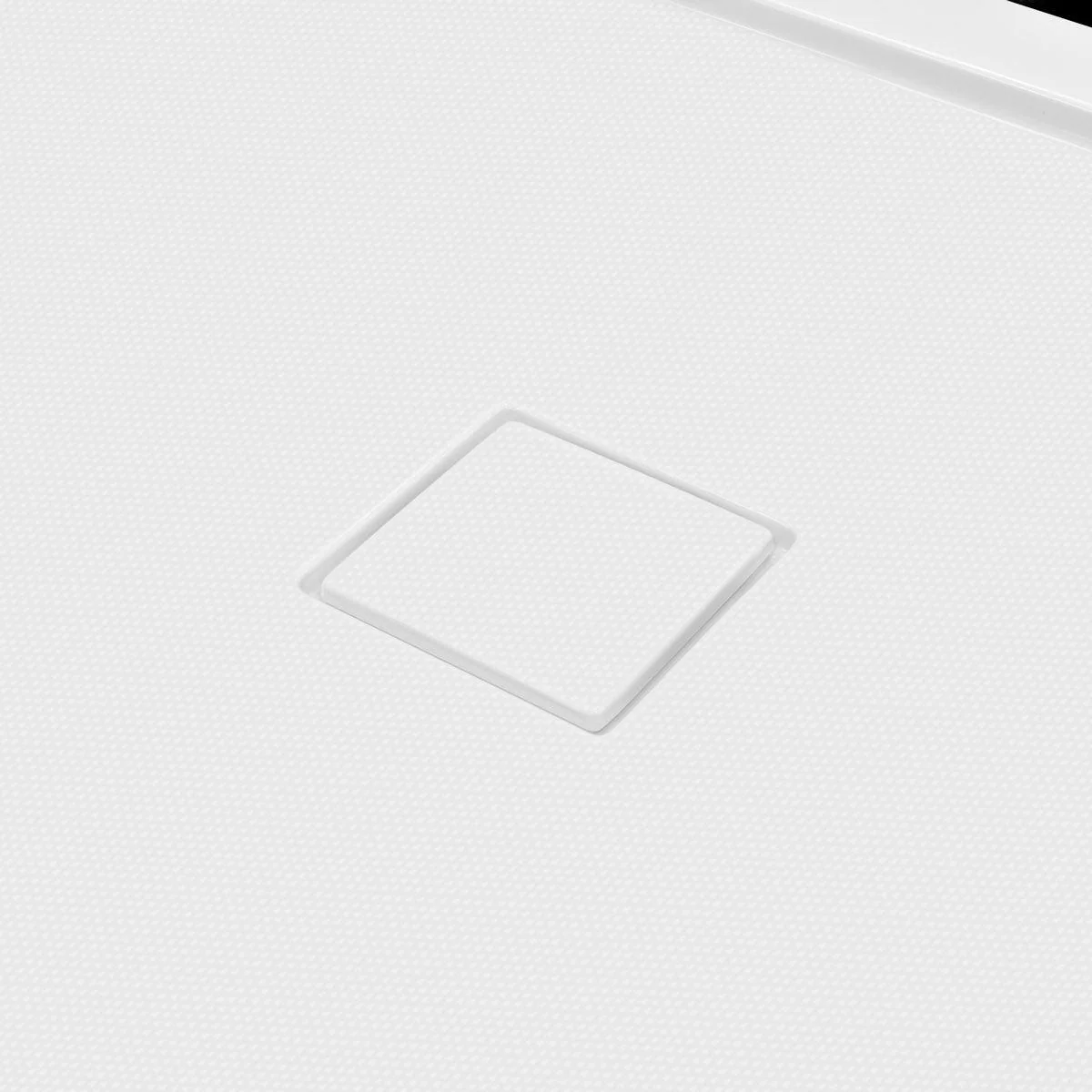 32 in x 32 in Single/Double Threshold Shower Base Pan with Center Drain in White - Image 3