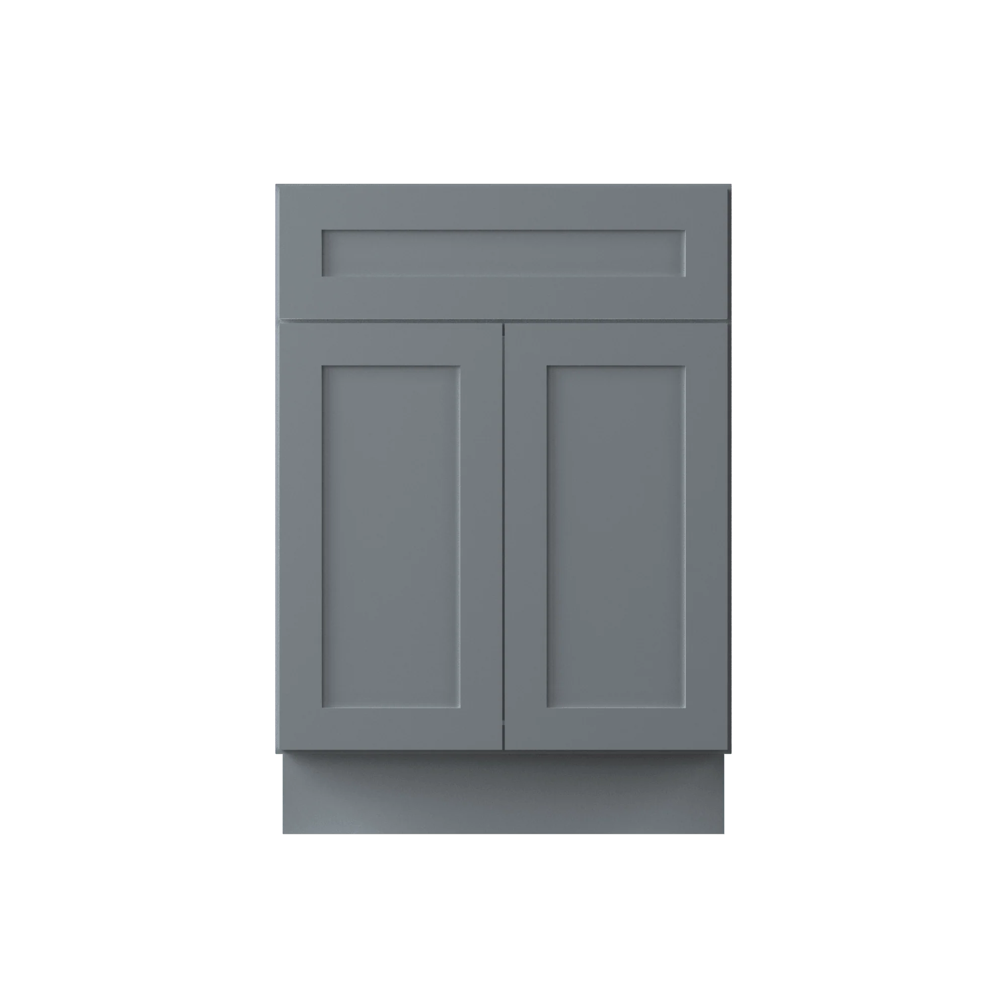 Sink Base Kitchen Cabinet SB33 Colonial Gray LessCare 33 in. width 34.5 in. height 24 in. depth - Image 3