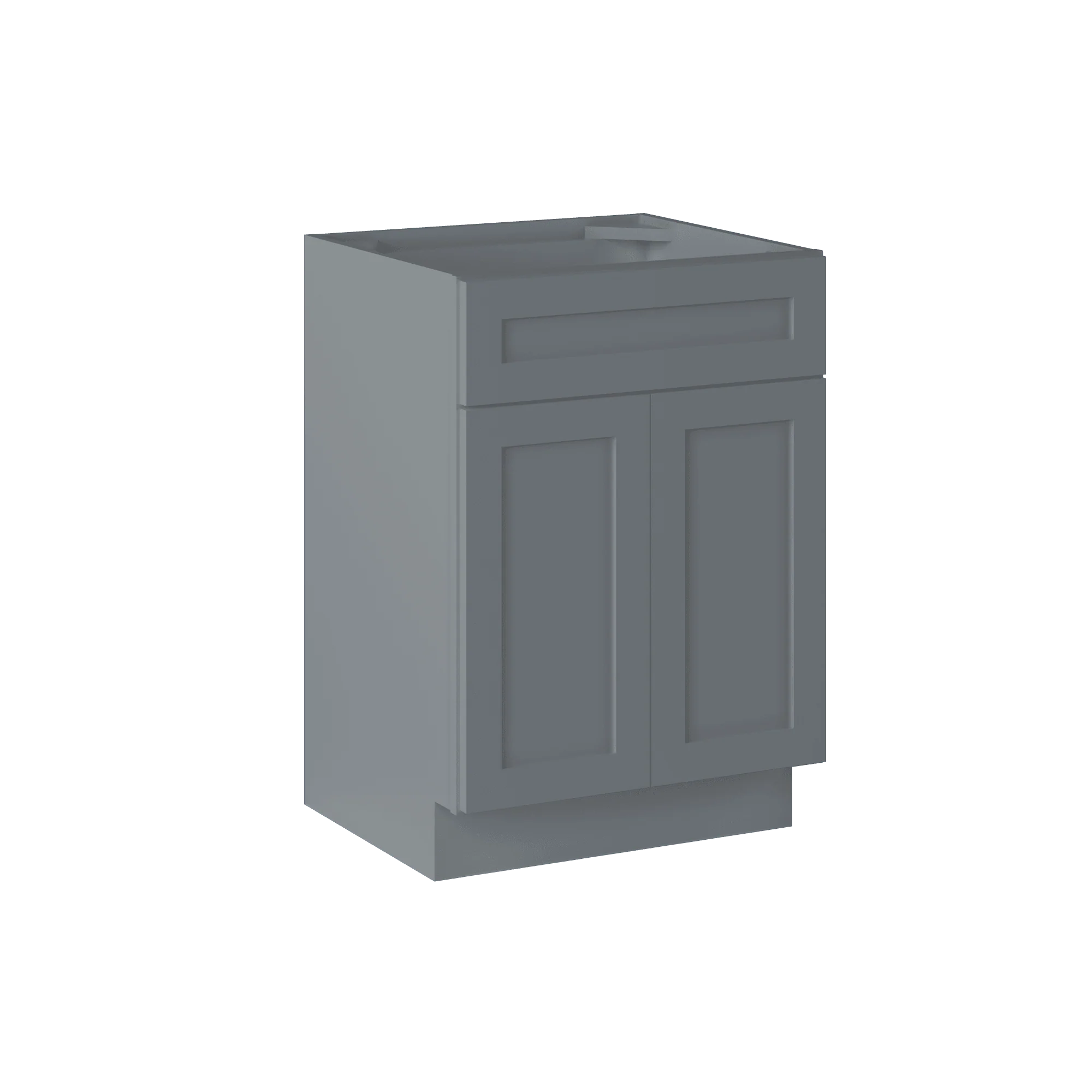 Sink Base Kitchen Cabinet SB36 Colonial Gray LessCare 36 in. width 34.5 in. height 24 in. depth - Image 2