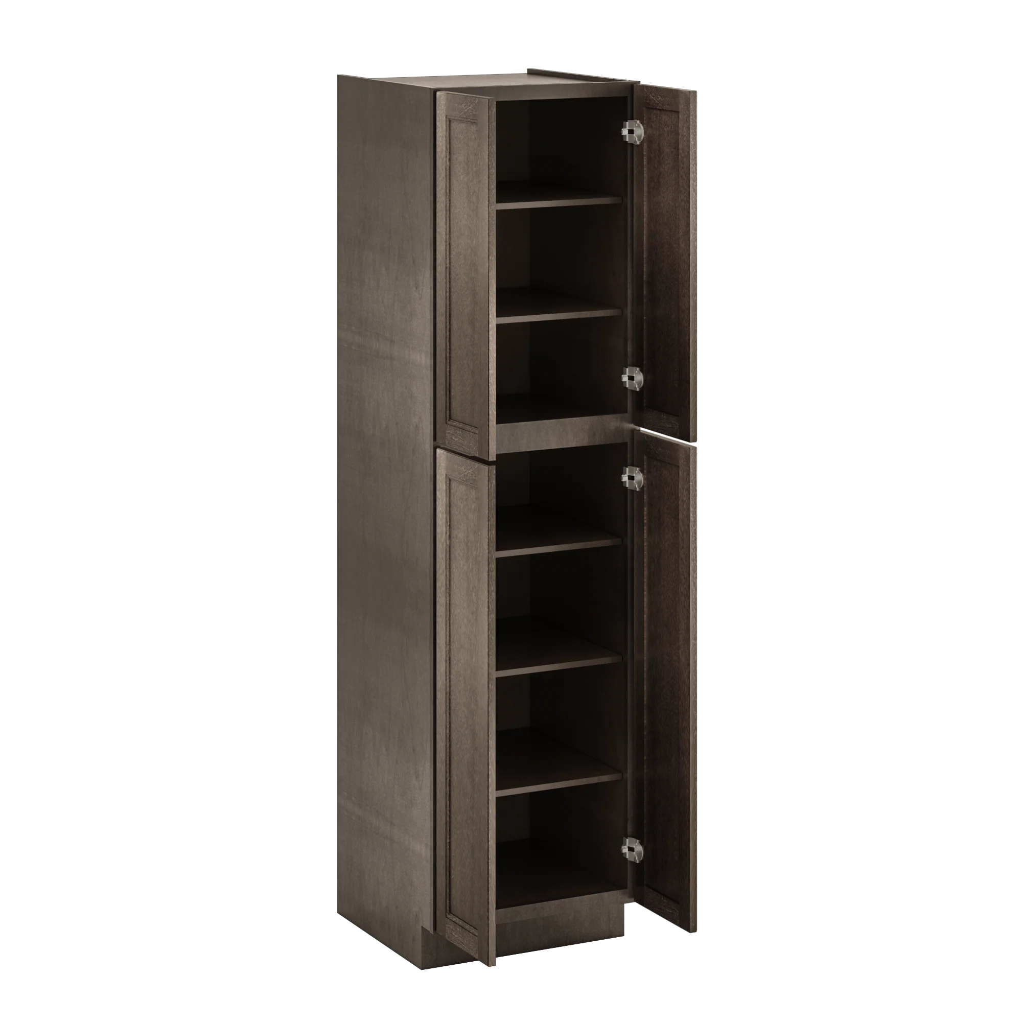 Utility Kitchen Cabinet U2490 Milan Slate 24 in. width 90 in. height 24 in. depth - Image 4