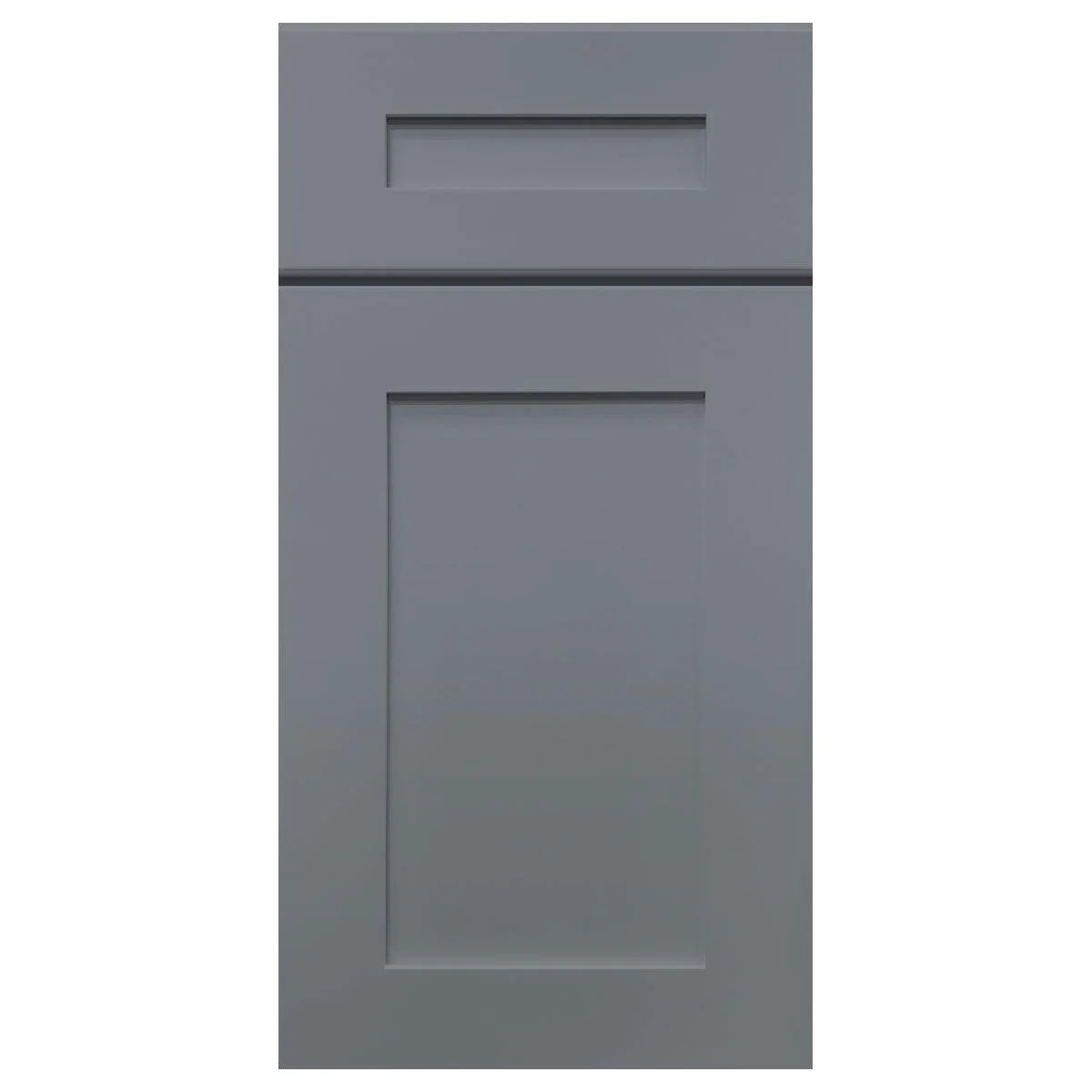 Wall End Kitchen Cabinet WEC1242 Colonial Gray LessCare 12 in. width 42 in. height 12 in. depth - Image 7