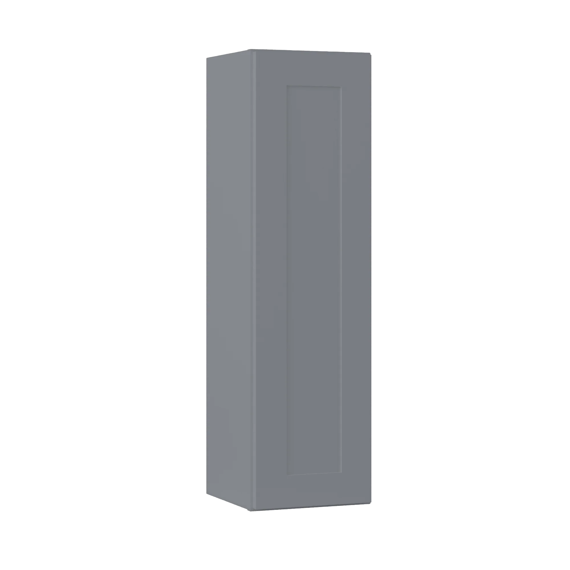 Wall Kitchen Cabinet W1242 Colonial Gray LessCare 12 in. width 42 in. height 12 in. depth - Image 2